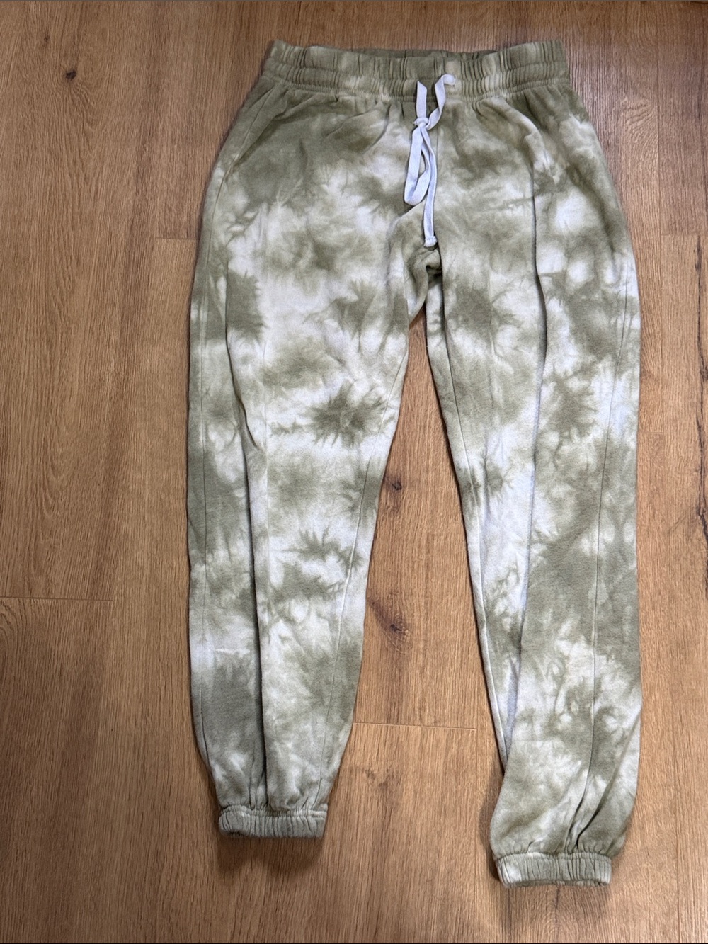 Reflex Olive & White Tie-Dye Jogger Pants